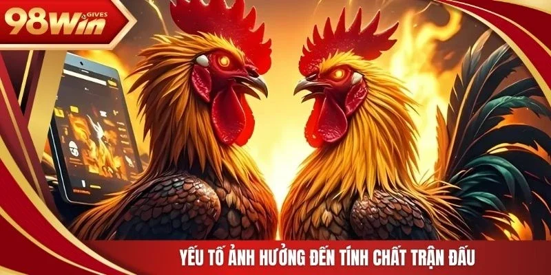 98win Đá gà thomo Yếu tố ảnh hưởng đến tính chất trận đấu